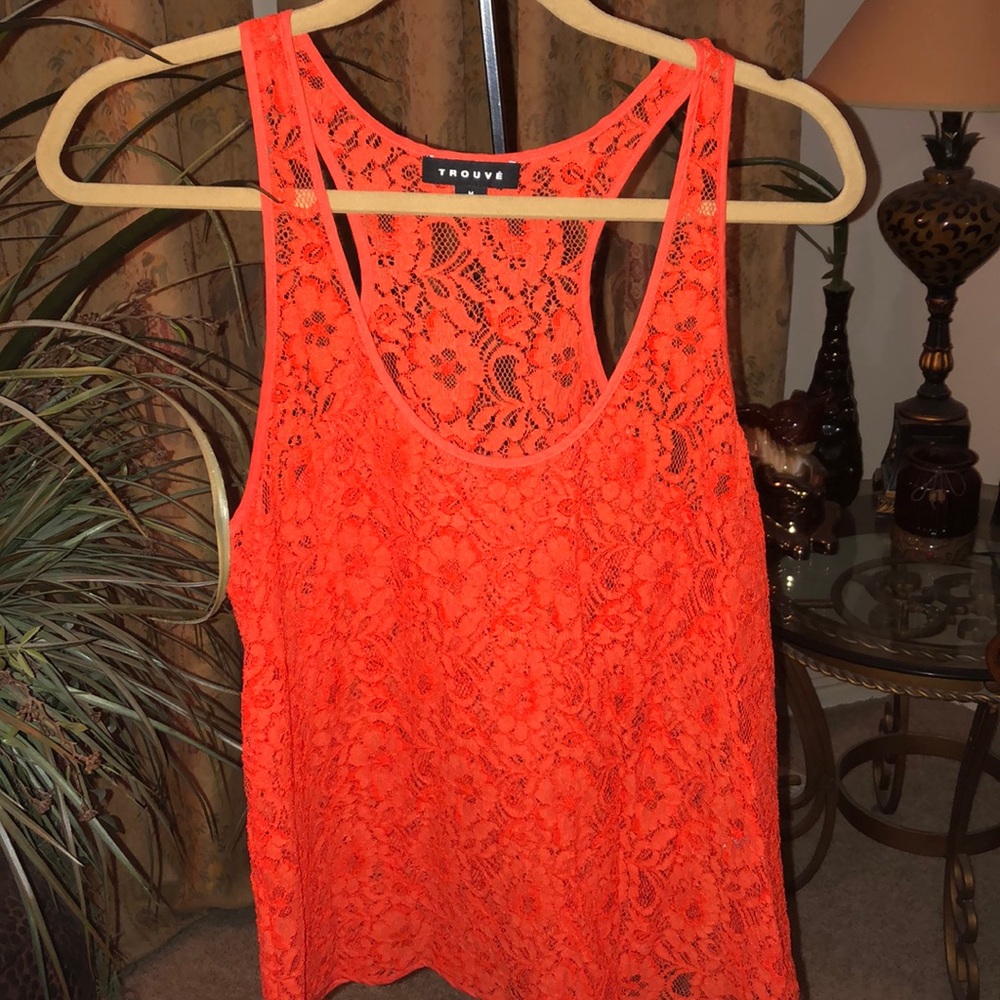 Trouve Lace Tank